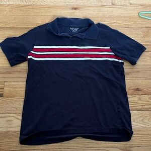 boys blue and red polo